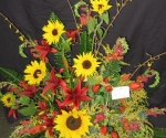 Sunflower Basket for Life Celebration